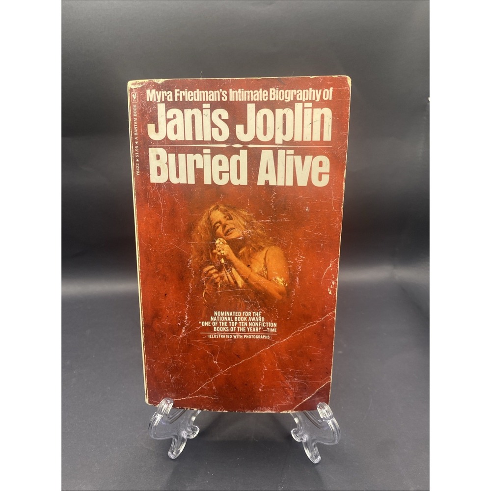 Buried Alive The Biography of Janis Joplin Myra Friedman 1974 Bantam Books PB